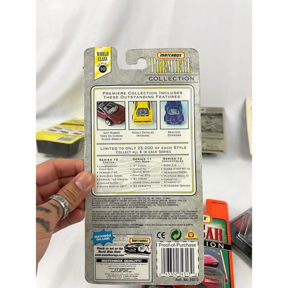 Lot of 7 Matchbox Hot Wheels Diecast Cars Ferrari Gift 1990s Camaro Blimp Racing - Picture 9 of 10